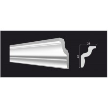 DECOR-DIZAYN  DD22 потолочный плинтус дюрополимер 42х29х2000мм